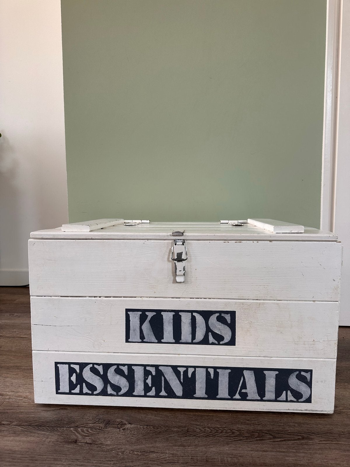 Houten opbergkist 70x45x42 cm - Kids Essentials, Huis en Inrichting, Woonaccessoires | Kisten, Ophalen, Minder dan 50 cm, Gebruikt