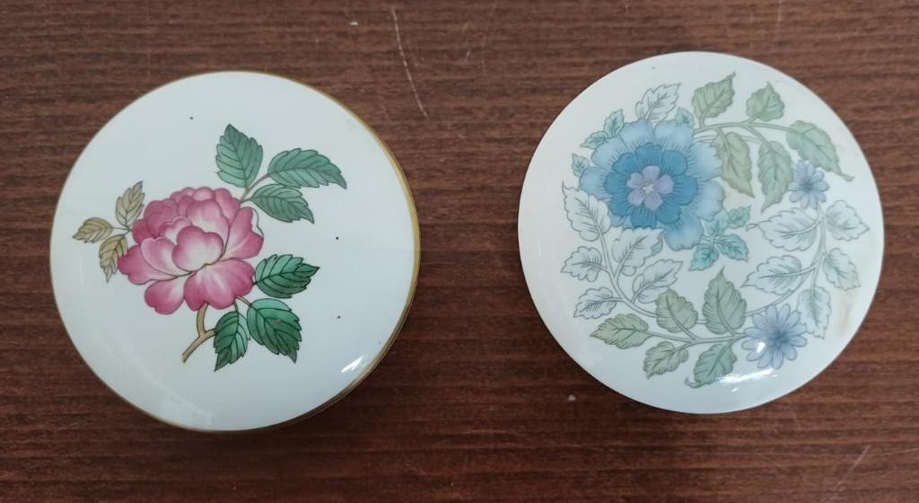 2 Wedgwood Bone China / Charnwood Sieradendoosjes, Ophalen of Verzenden