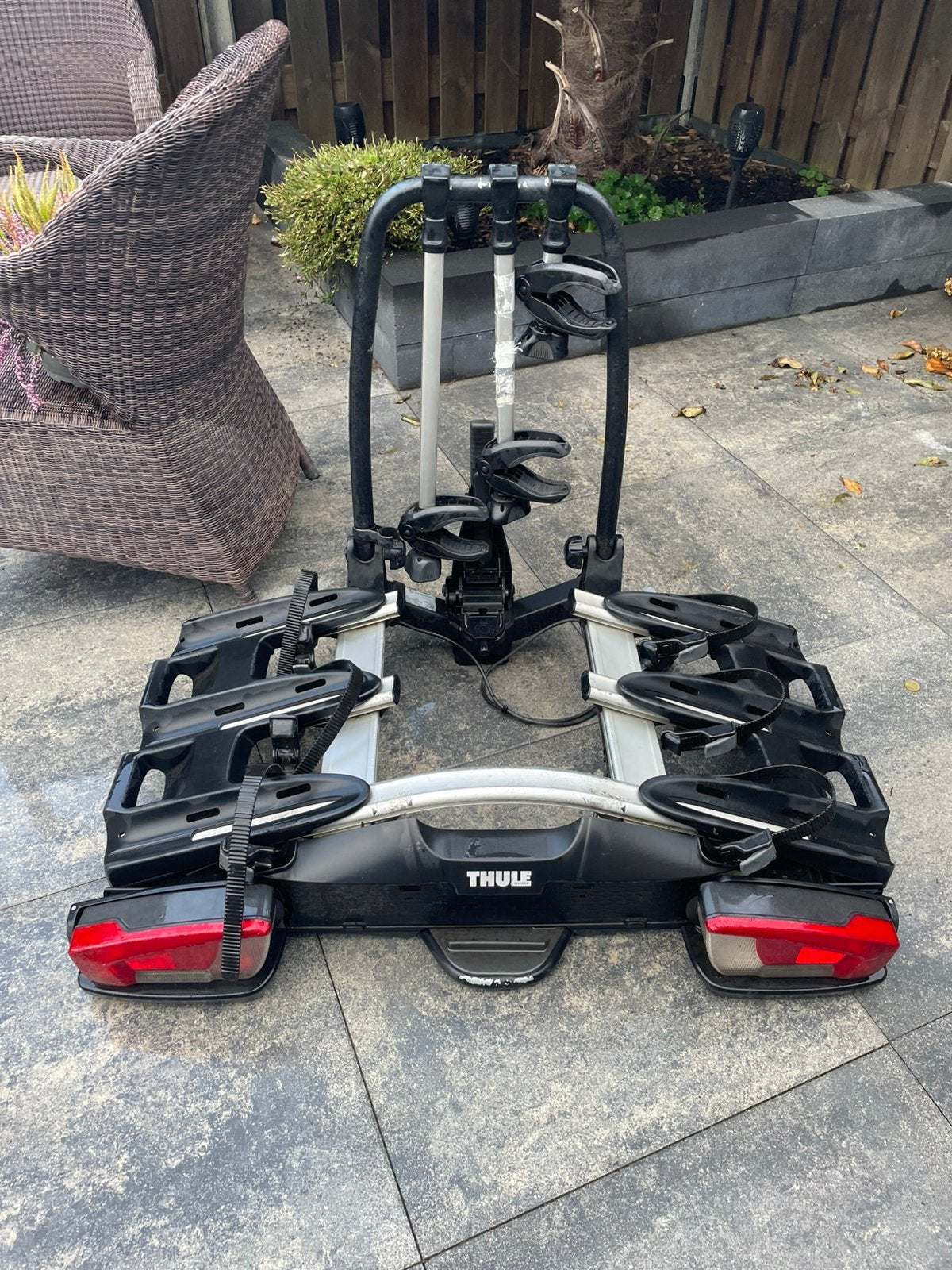 Thule velocompact 926 3 fietsen, Ophalen, 3 fietsen of meer, Trekhaakdrager, Brede banden