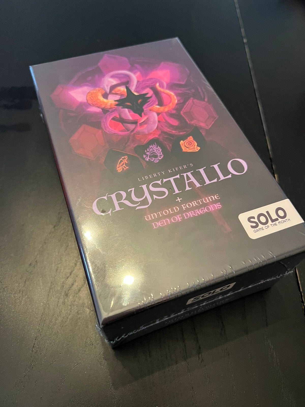 Kickstarter game Crystallo + beide expansions (sealed), Hobby en Vrije tijd, Een of twee spelers, Ophalen of Verzenden, Nieuw