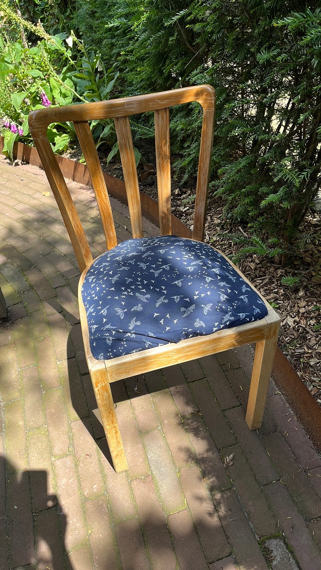 Gratis leuke houten stoel, Ophalen