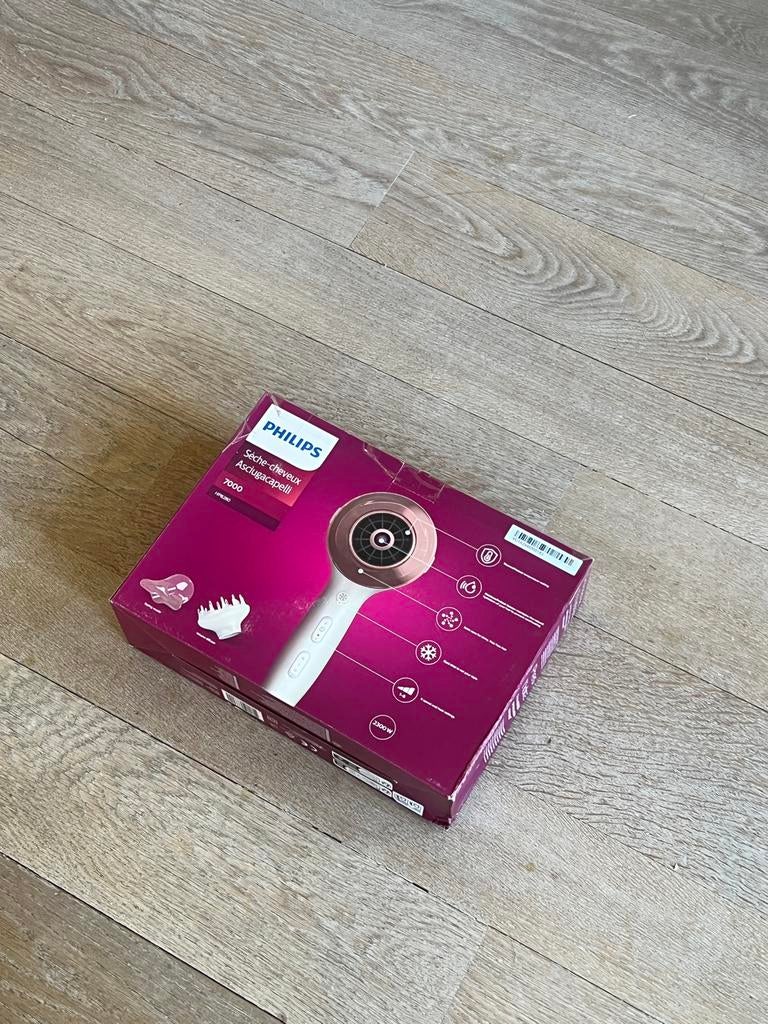 Philips Föhn 7000 Series - Ongeopend, doos licht beschadigd, Ophalen of Verzenden, Nieuw, Haarverzorging
