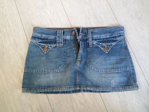 Jeans rok maat 34, Blauw, Ophalen of Verzenden, Zo goed als nieuw, Maat 34 (XS) of kleiner