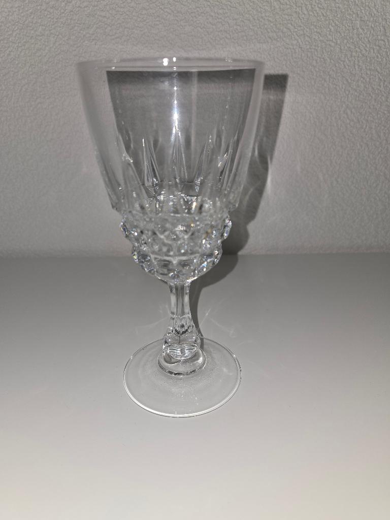 6 st. kristallen wijnglas groot Cristal d’Arque Pompadour, Antiek en Kunst, Ophalen of Verzenden