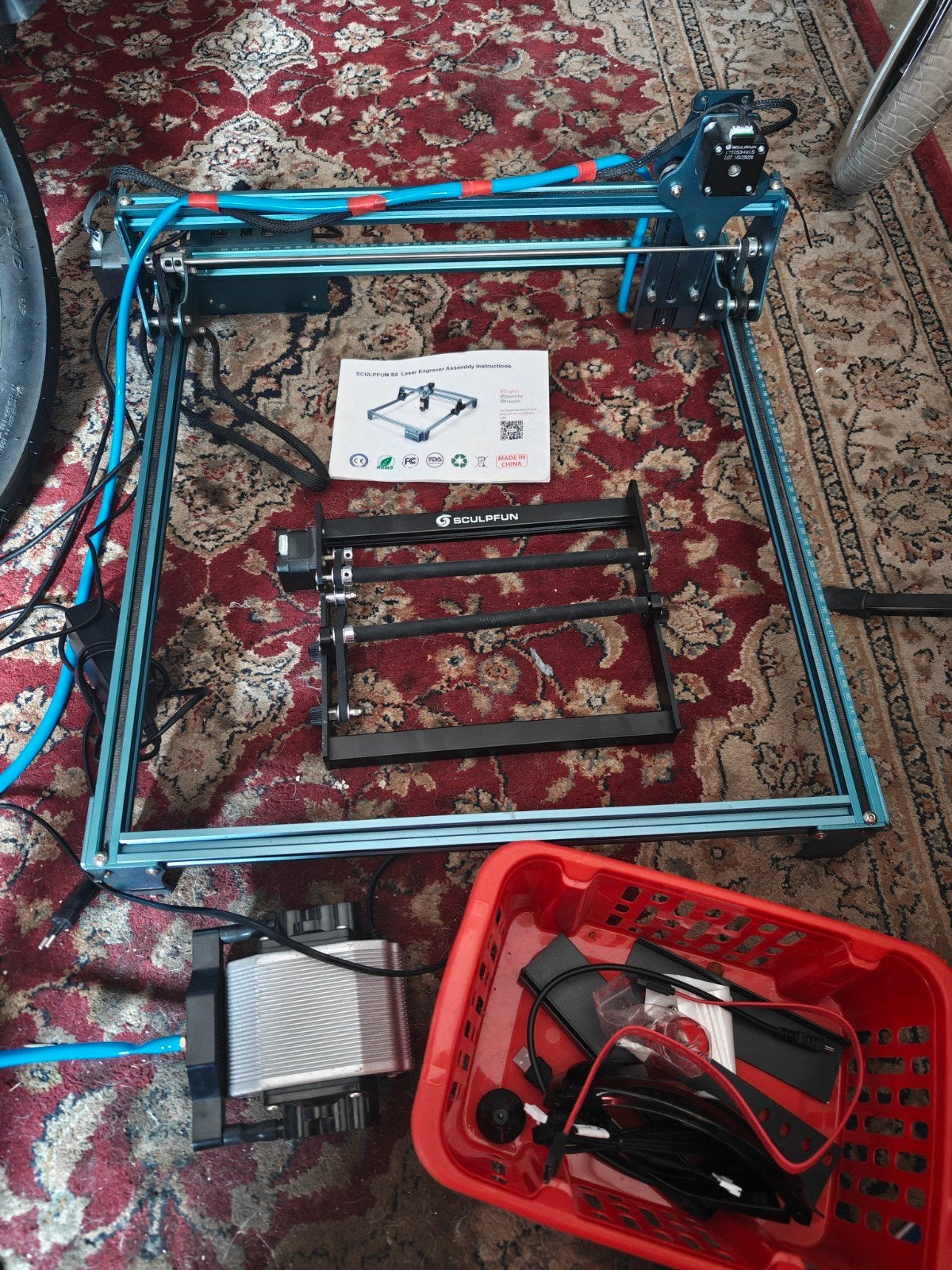 SCULPFUN S9 Laser Graveermachine, Ophalen
