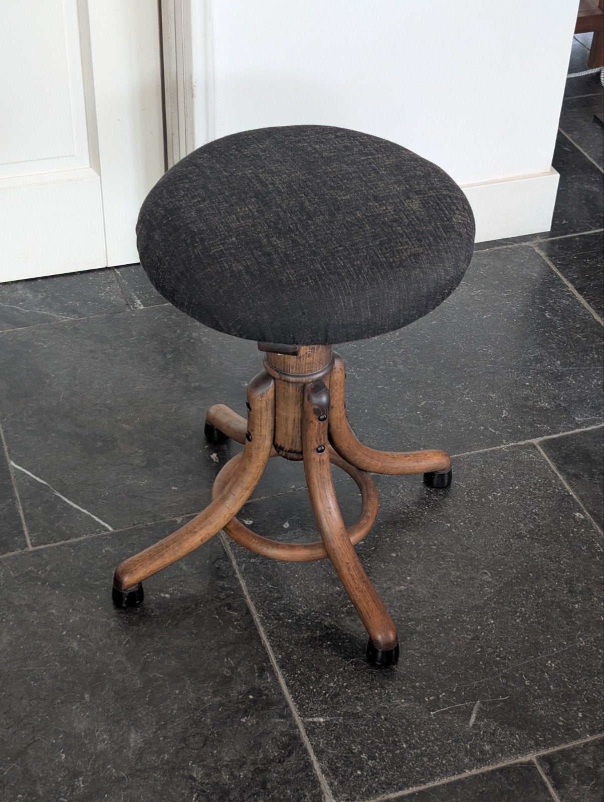 Thonet piano kruk, Huis en Inrichting, Ophalen, Gebruikt, Hout
