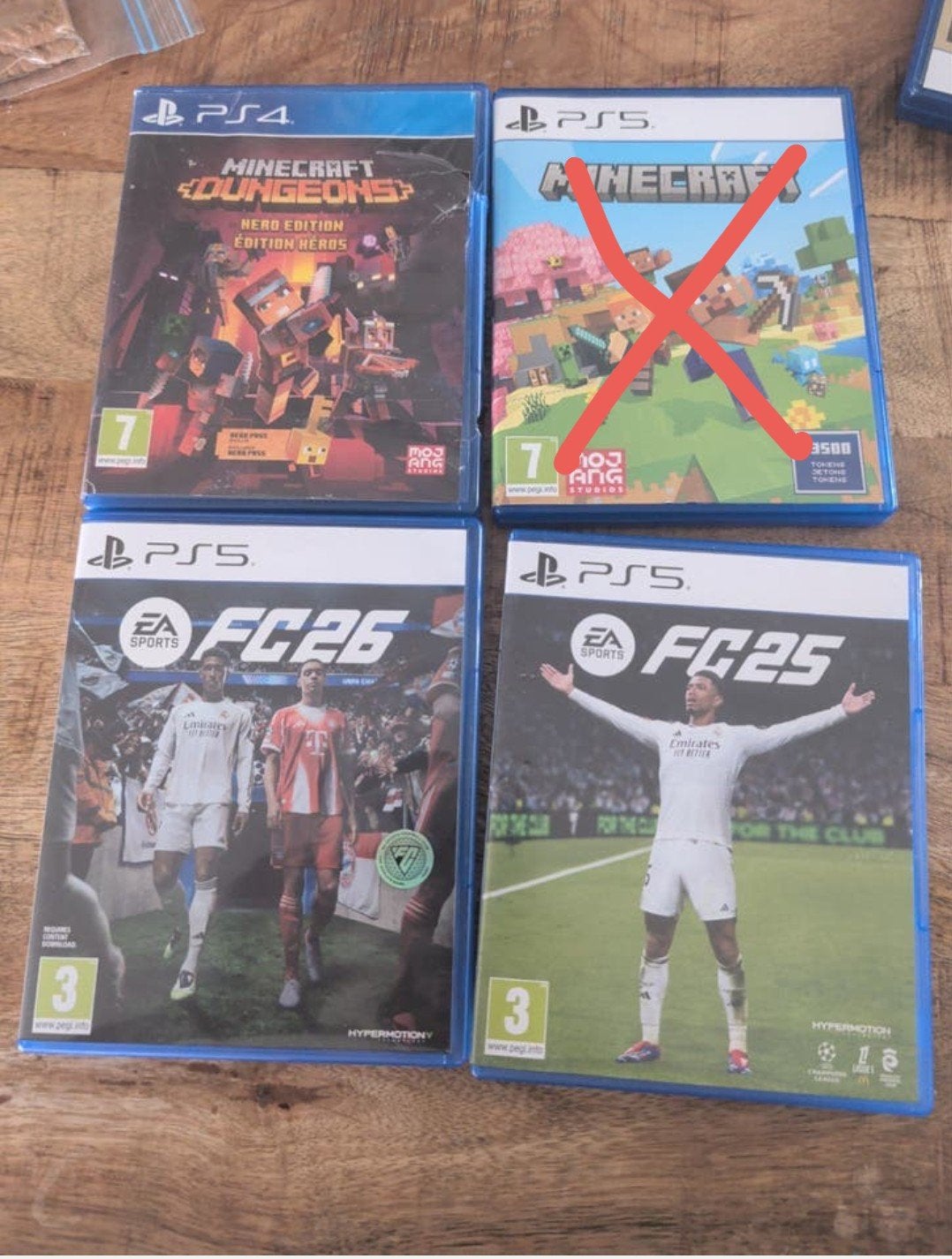 Minecraft Dungeons (PS5) en andere games, Spelcomputers en Games, Avontuur en Actie, Gebruikt, 1 speler, Ophalen of Verzenden