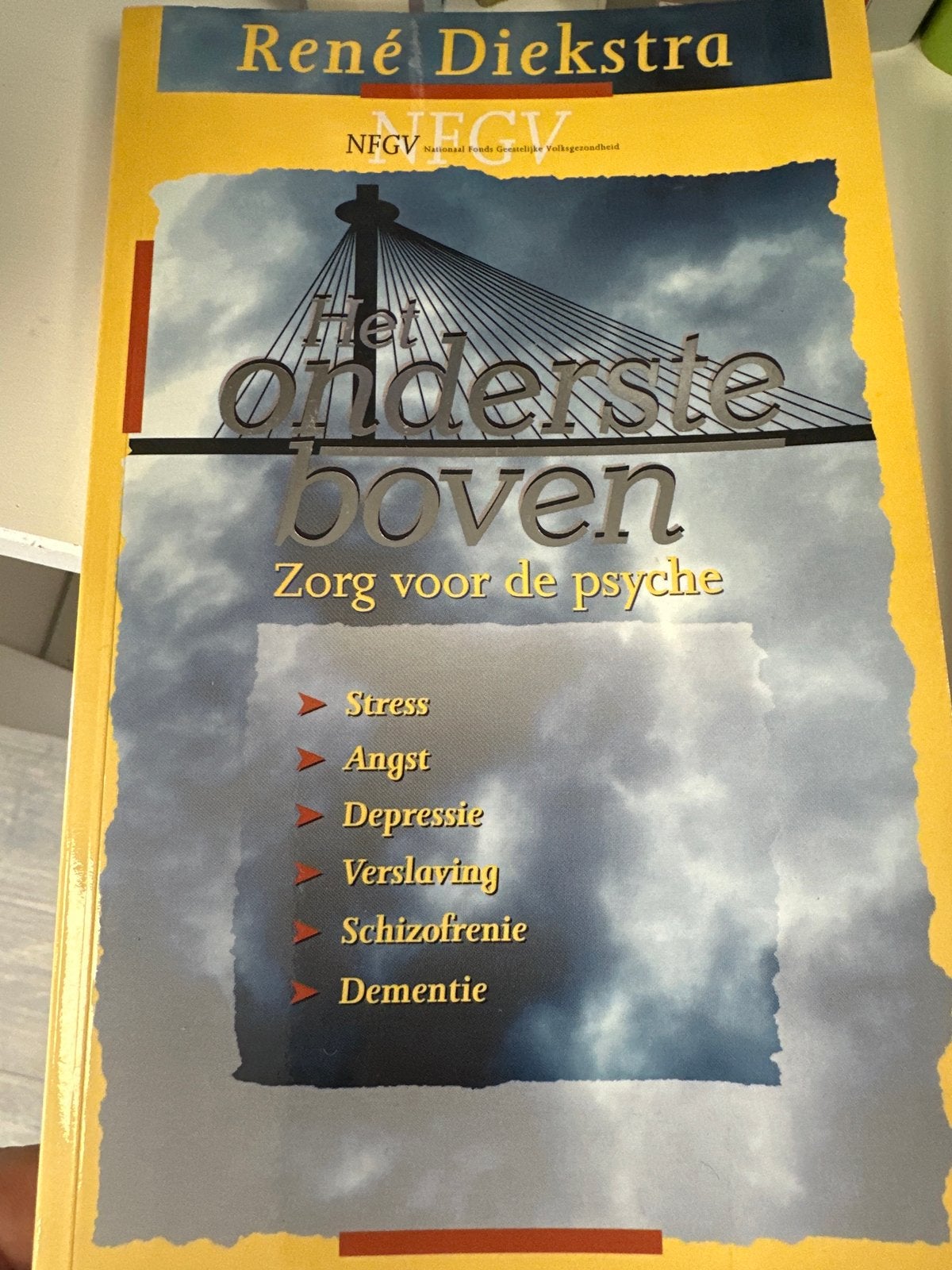 Het onderste boven: Zorg voor de psyche - René Diekstra, Boeken, Ophalen of Verzenden, Gelezen, Klinische psychologie