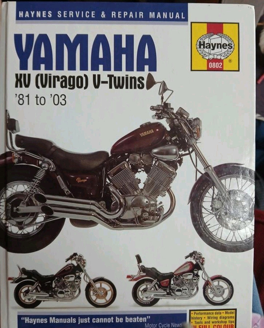 ✅️ YAMAHA XV VIRAGO werkplaatsboek '81- '03, Motoren, Ophalen of Verzenden, Yamaha