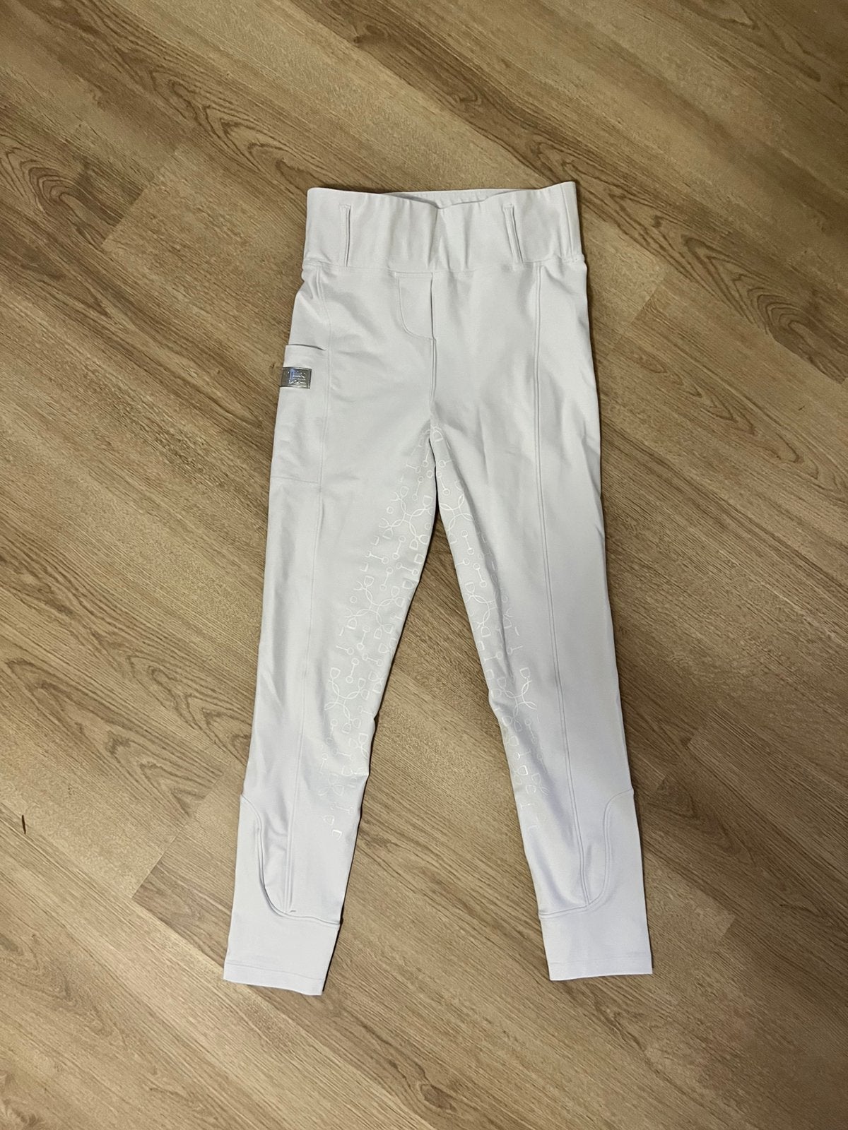 EQUITO Rijlegging wit zilver, Dieren en Toebehoren, Paardrijkleding, Dressuur, Zo goed als nieuw, M, Onderkleding