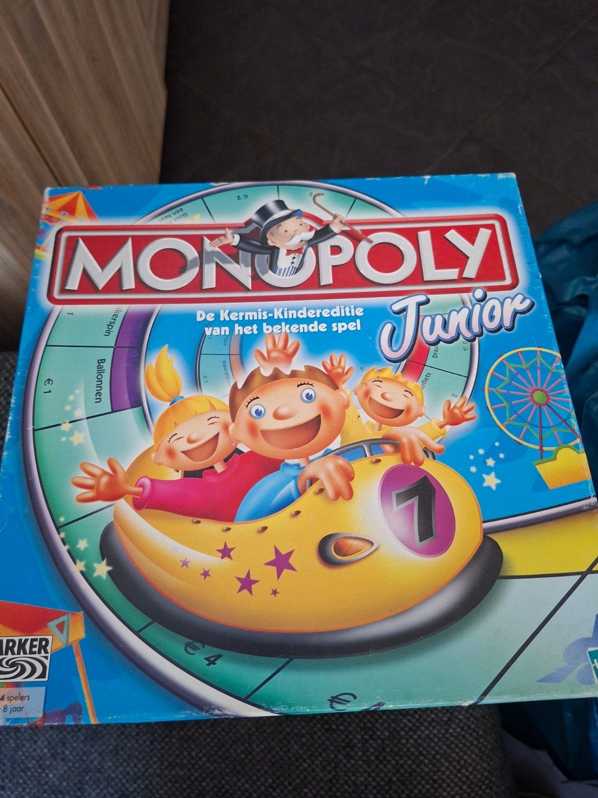Monopoly Junior - De Kermis-Kindereditie, Drie of vier spelers, Ophalen of Verzenden, Gebruikt, Parker
