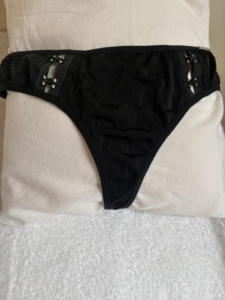 Sexy zwarte Sapph string, Ophalen of Verzenden, Zwart, String