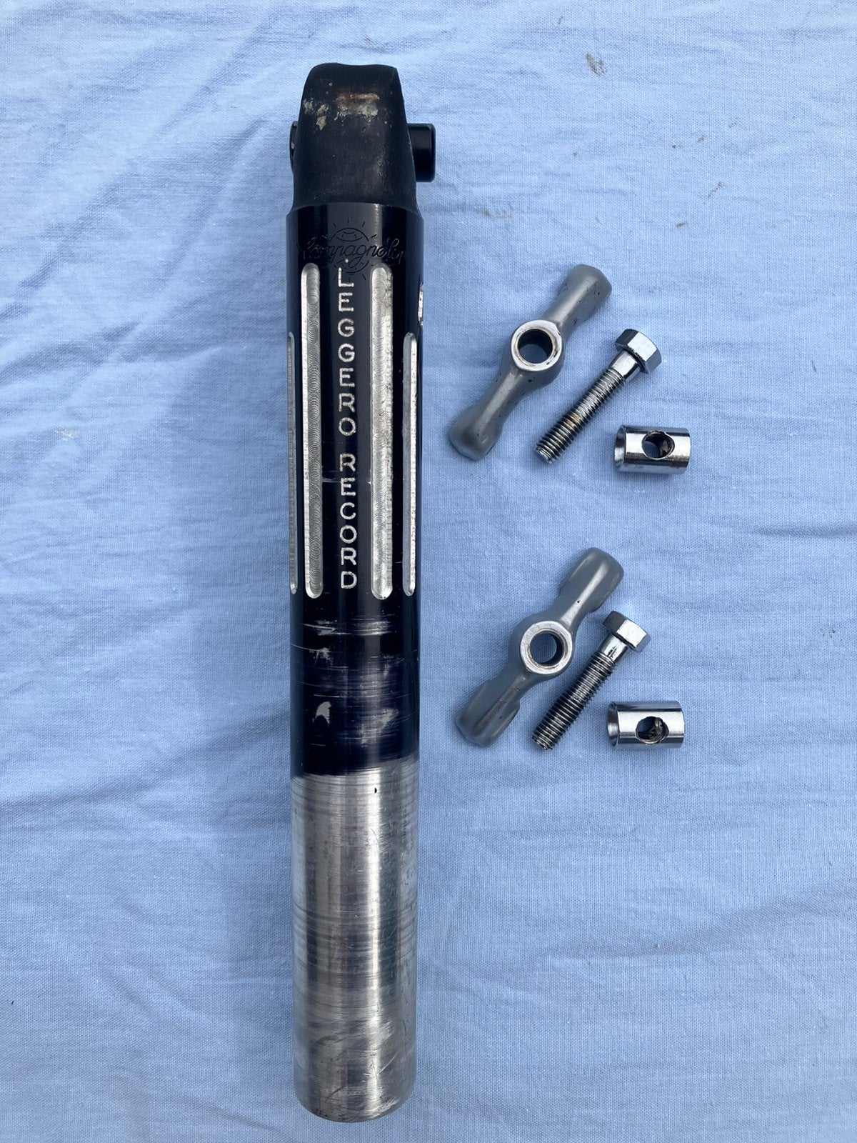 Campagnolo Leggero Record zadelpen 27.2, Chesini panto, Fietsen en Brommers, Fietsonderdelen, Verzenden, Gebruikt
