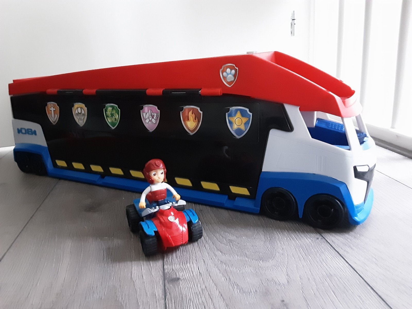 Paw Patrol Patroller met Ryder en voertuig, Ophalen, Zo goed als nieuw