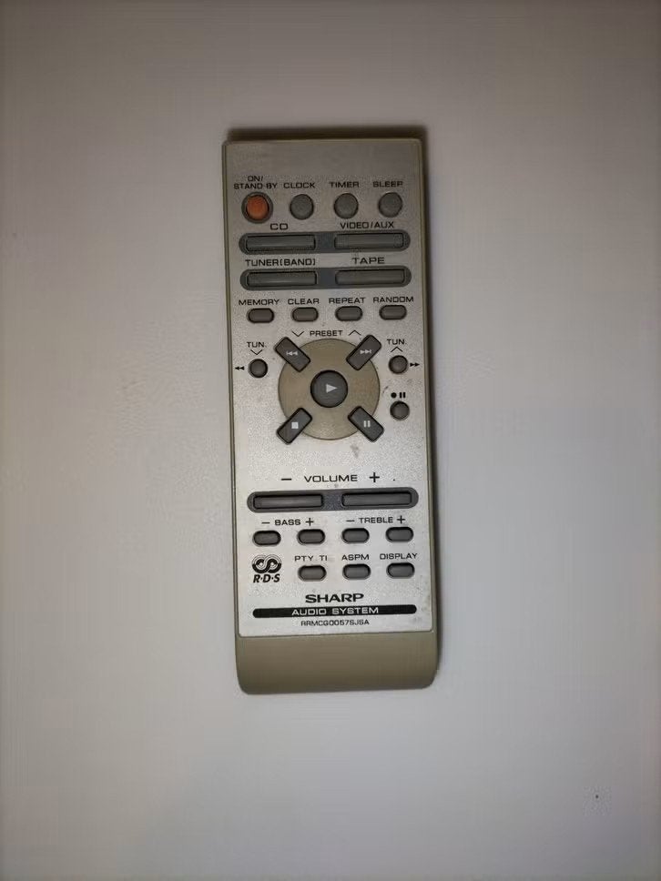 Originele Sharp RRMCG0057SJSA Afstandsbediening Audio, Ophalen of Verzenden