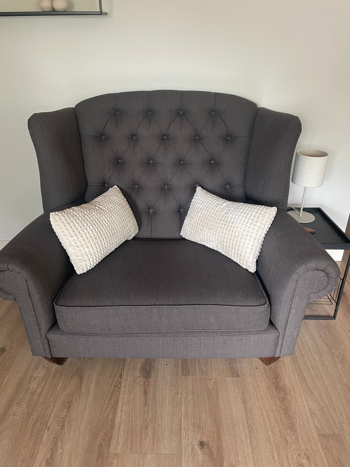 Prachtige landelijke loveseat, Tweepersoons, 75 tot 100 cm, Ophalen of Verzenden, Zo goed als nieuw