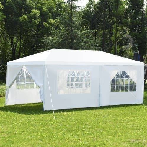 Partytent, Paviljoen, 3x6, Met Zijwanden, Easy-up, Wit, Partytent, Minder dan 4 meter, Nieuw, 5 tot 8 meter