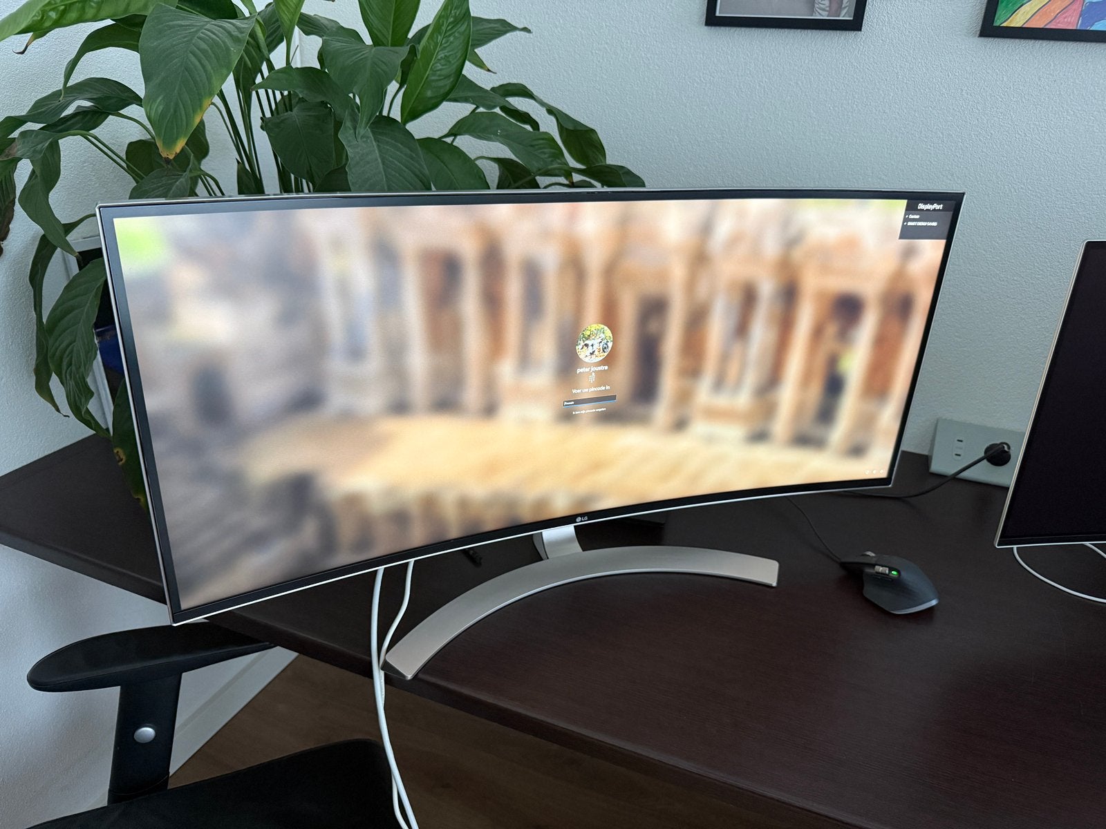 LG 38UC99-W monitor, Computers en Software, Monitoren, In hoogte verstelbaar, 60 Hz of minder, Ophalen, Gaming
