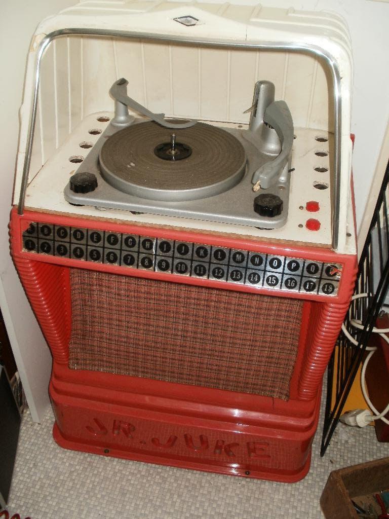 Juke box juniior, speelt niet, U.S., Verzamelen, Ophalen, Gebruikt, 1960 tot 1970, Rock Ola