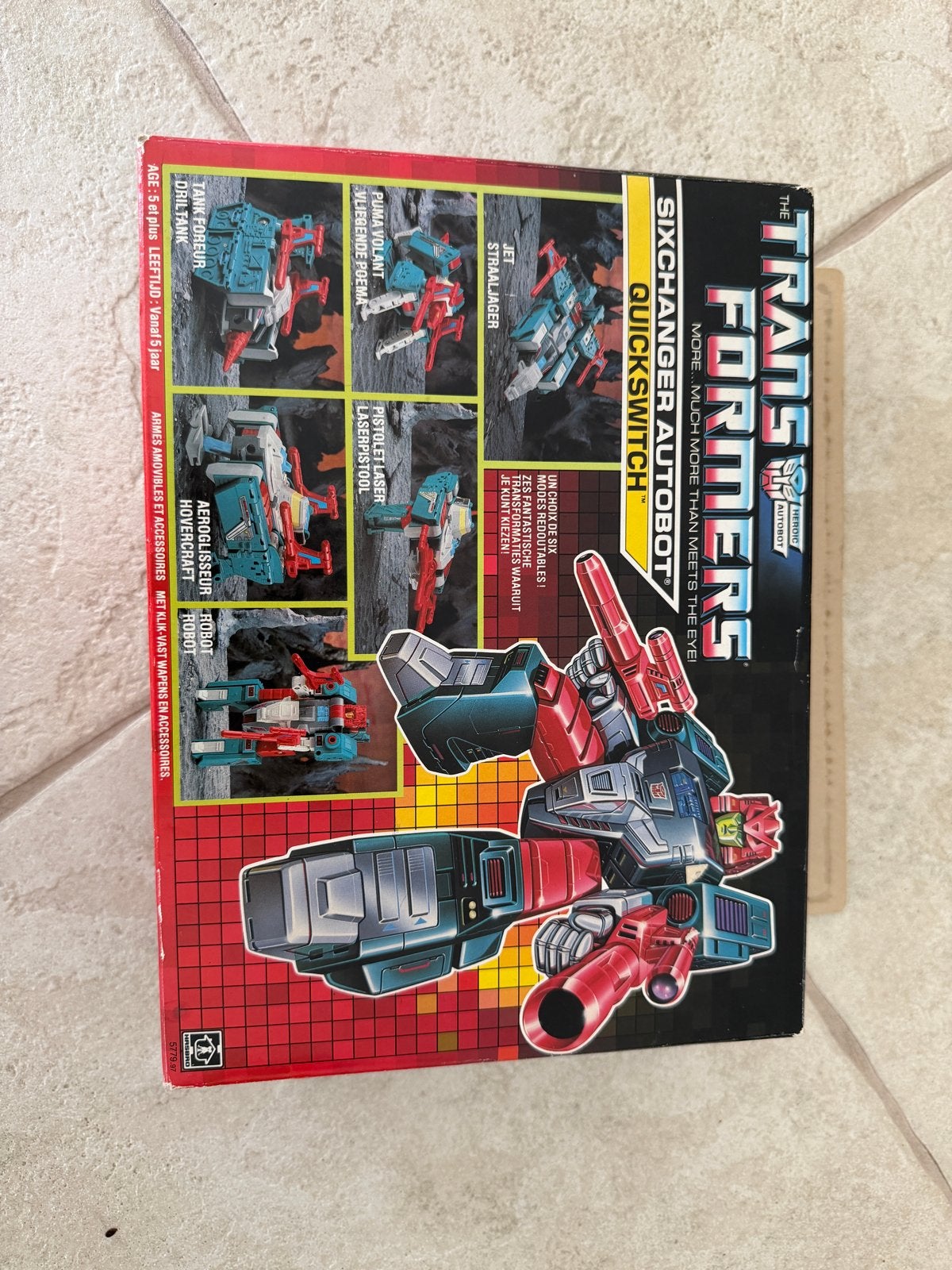 Vintage Transformers G1 Quickswitch Sixchanger Autobot, Verzamelen, Transformers, G1, Ophalen of Verzenden, Zo goed als nieuw