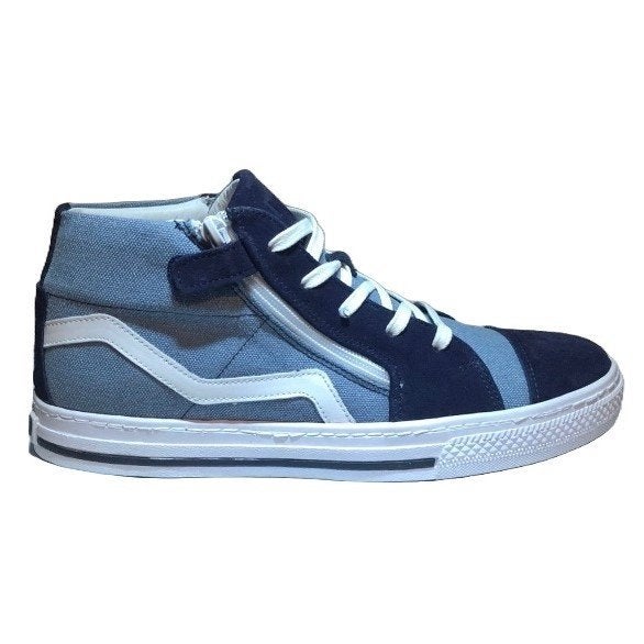 PIEDRO maat 37 sneaker blauw canvas/leer - SUPER SALE, PIEDRO, Verzenden, Jongen of Meisje, Schoenen