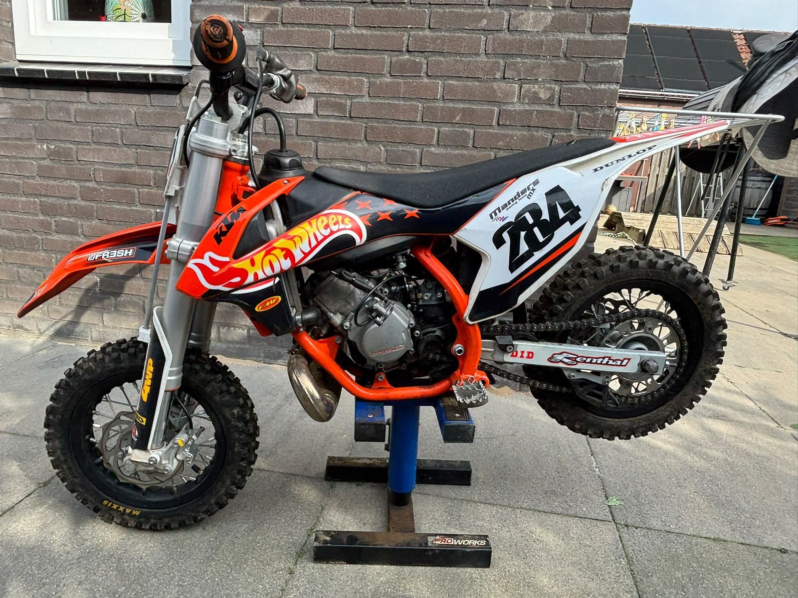 KTM 50 mini KTM SX50 2018 goed onderhouden, Fietsen en Brommers, 0 versnellingen, Zo goed als nieuw, 50 cc, Ophalen
