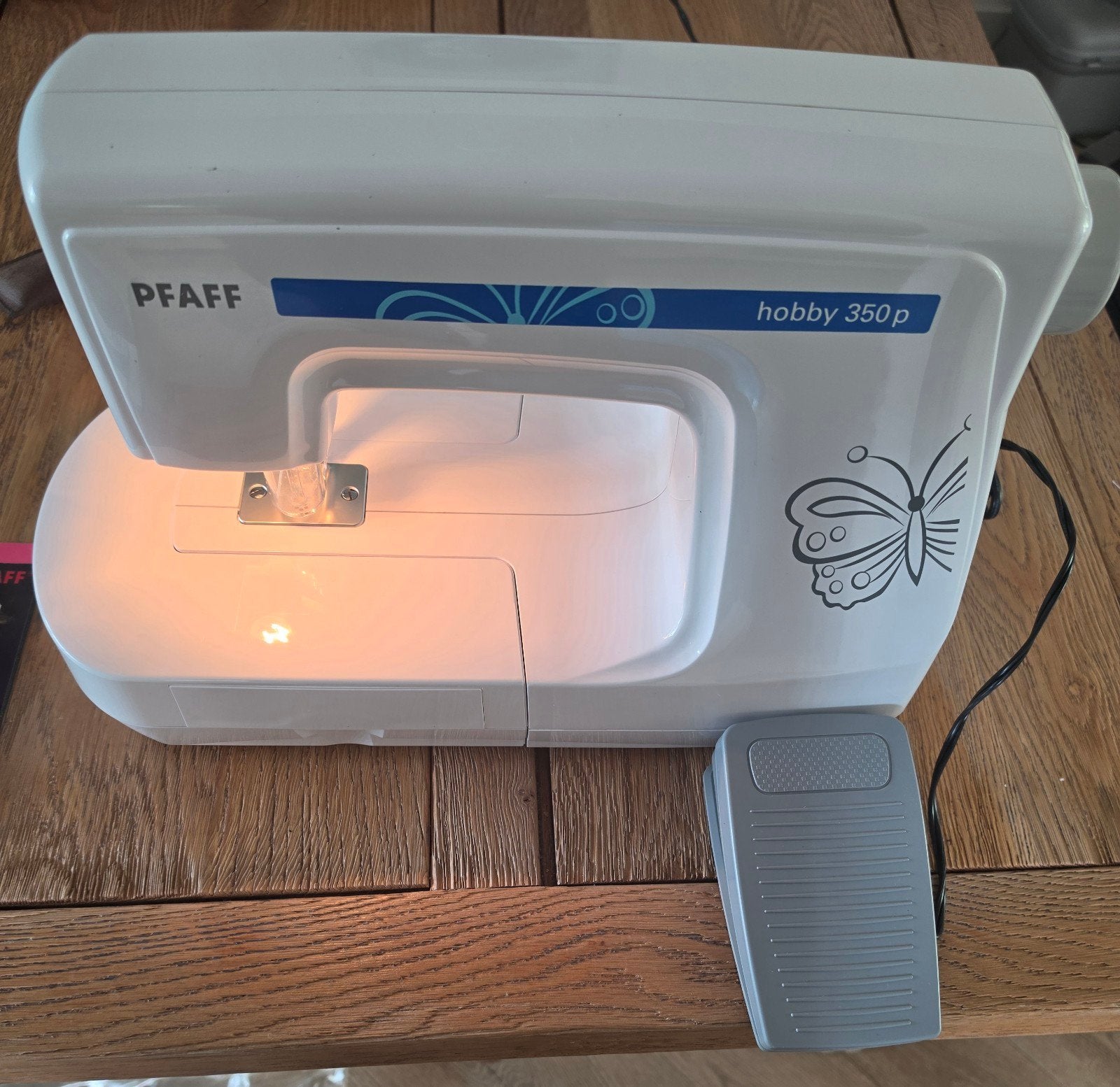 Pfaff Hobby 350p Naaiviltmachine  - Zo goed als nieuw, Ophalen, Zo goed als nieuw, Toebehoren, Pfaff