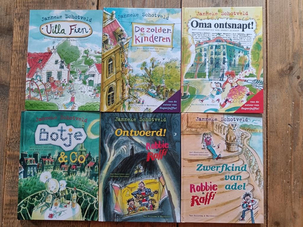 7 Boeken van Janneke Schotveld., Ophalen of Verzenden, Zo goed als nieuw, Fictie algemeen
