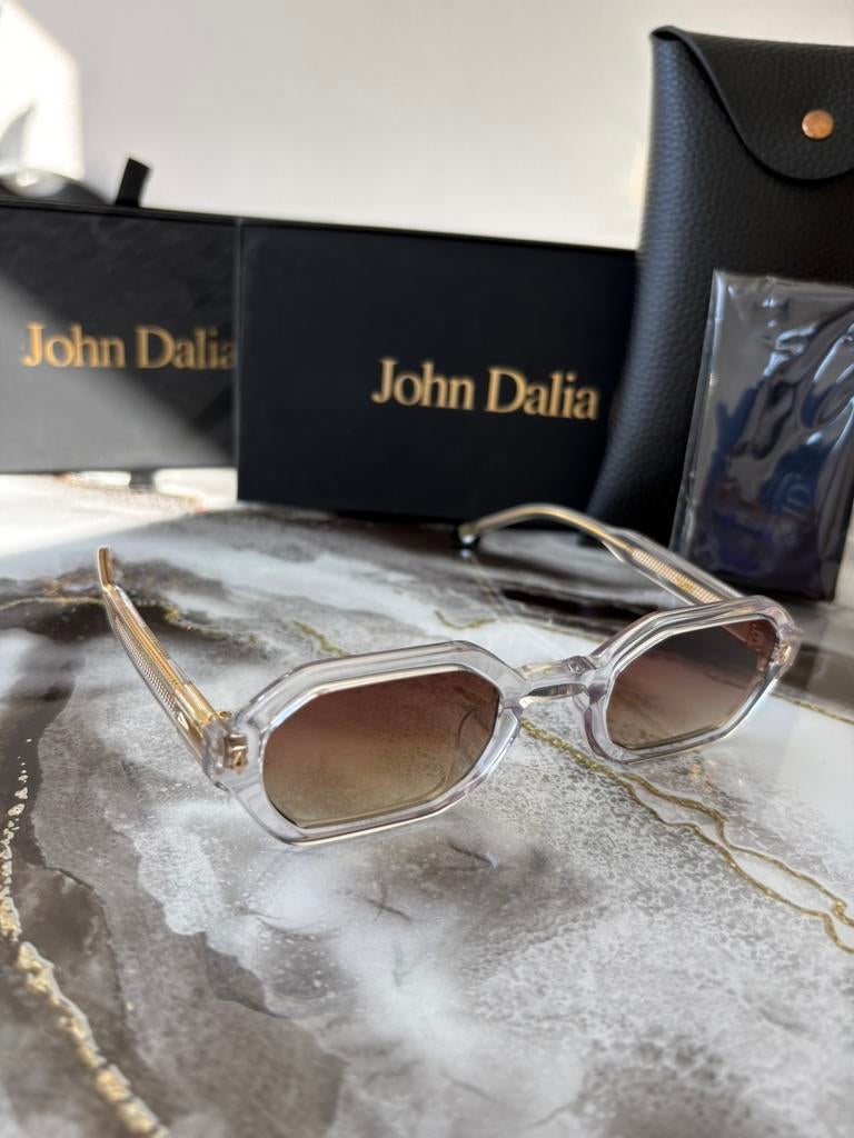 John Dalia, Overige merken, Zonnebril, Zwart, Nieuw