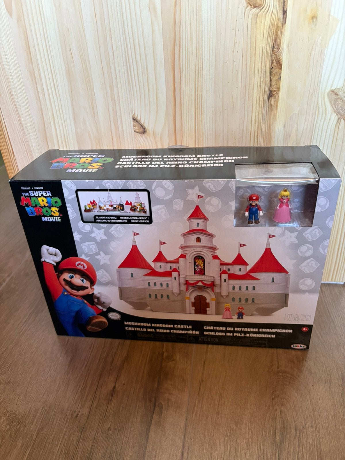 Super Mario Movie Deluxe Peach' kasteel speelset, Spelcomputers en Games, Ophalen of Verzenden, Nieuw