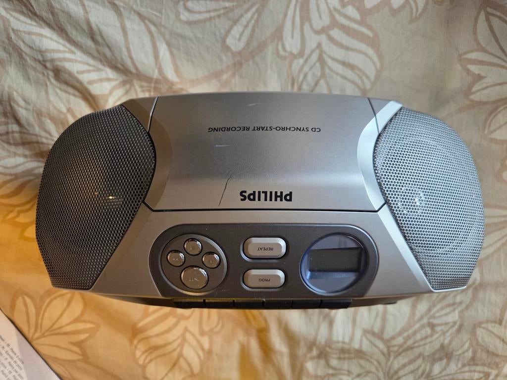 Philips CD Soundmachine AZ2117 met CD-speler en radio, Audio, Tv en Foto, Radio's, Ophalen of Verzenden, Gebruikt, Radio, Met cd-speler