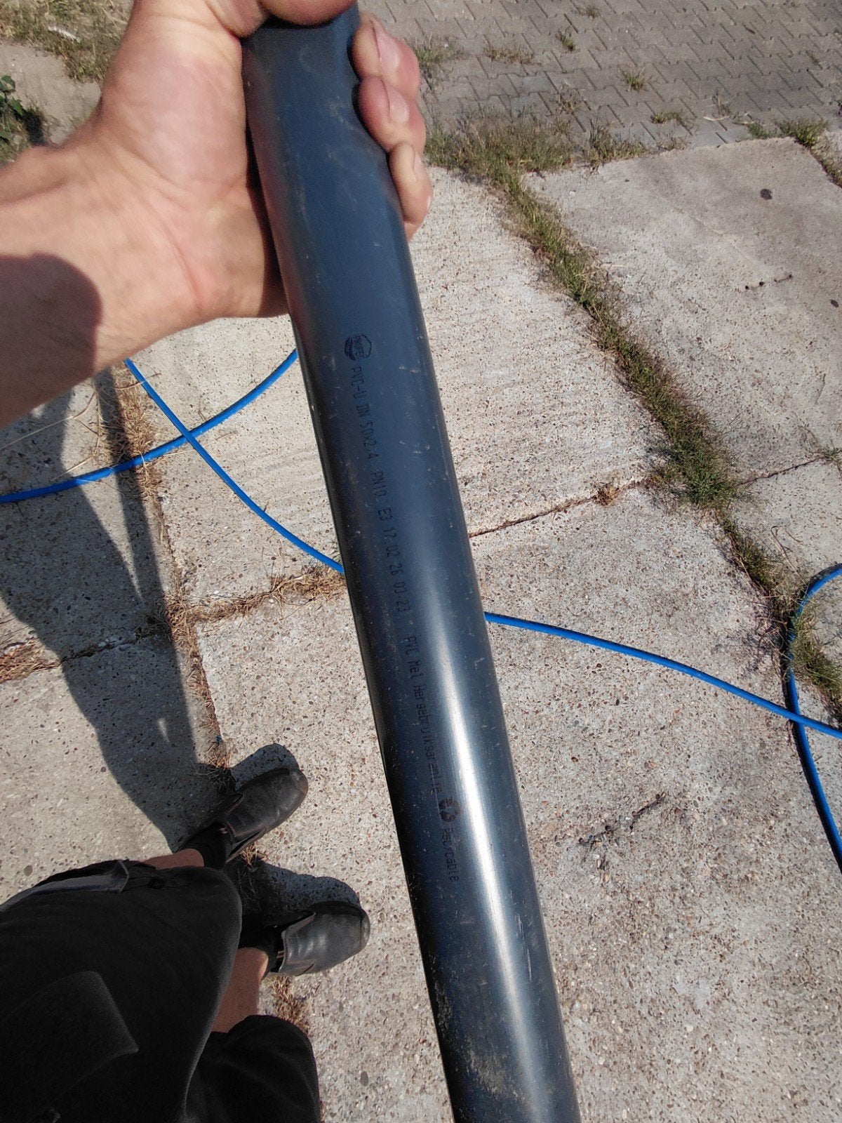 29 pvc buizen, Pvc, Ophalen of Verzenden, Minder dan 2 meter, Rechte buis