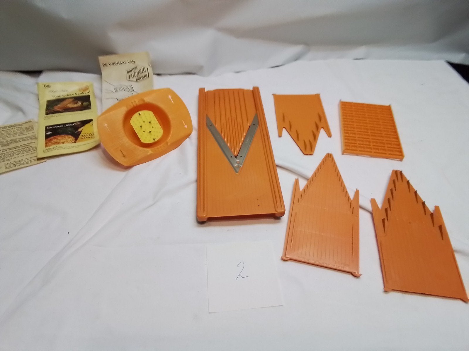 Borner Mandoline Oranje Nr 2, Ophalen of Verzenden