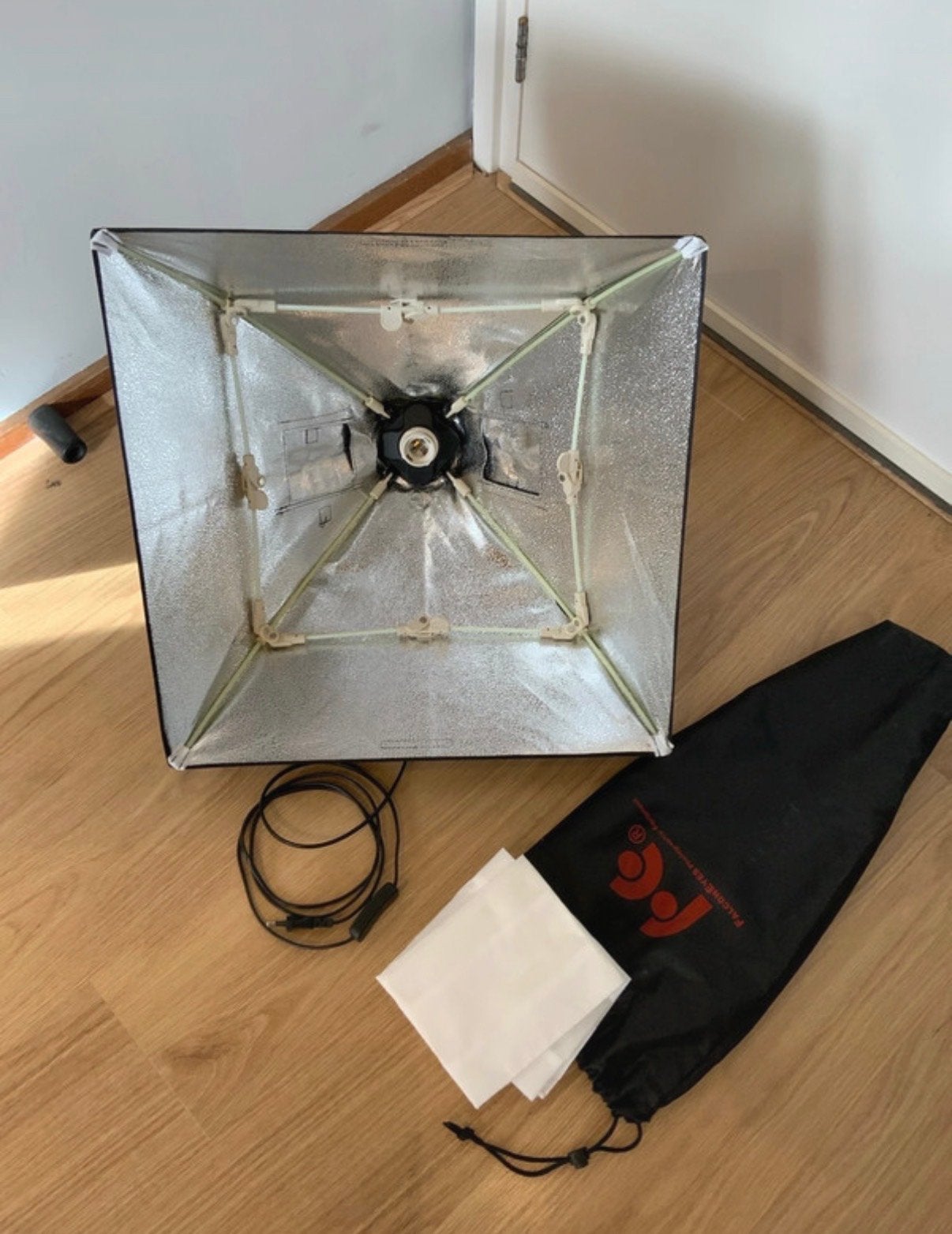 Falcon Eyes Softbox LH1-ESB5050 - Zo goed als nieuw, Ophalen of Verzenden, Zo goed als nieuw, Lamp of Flitsset