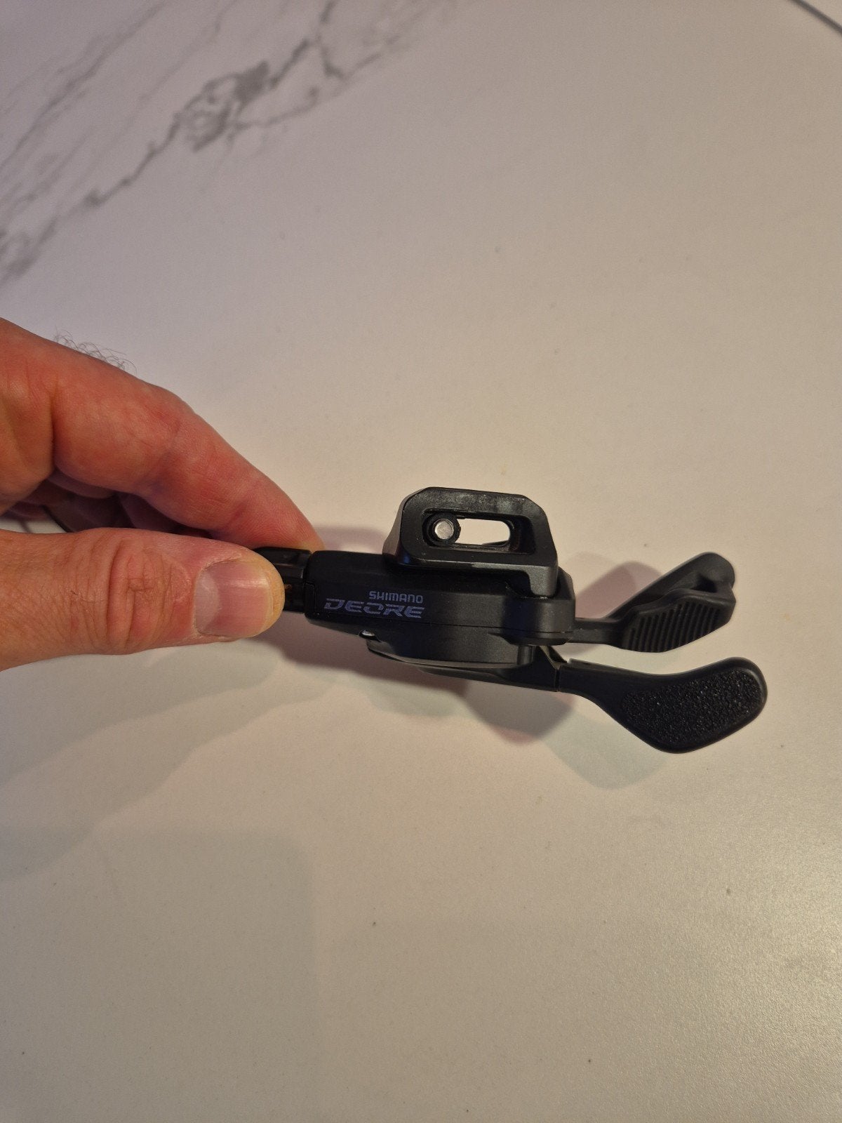 Shimano Deore M6100 12-Speed MTB Shifter I-spec EV, Kunststof, Ophalen of Verzenden, Zo goed als nieuw, Derailleur of Ketting