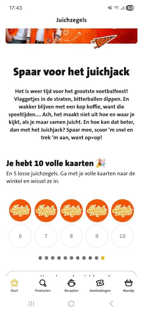 Jumbo juichjack, Jumbo, Ophalen