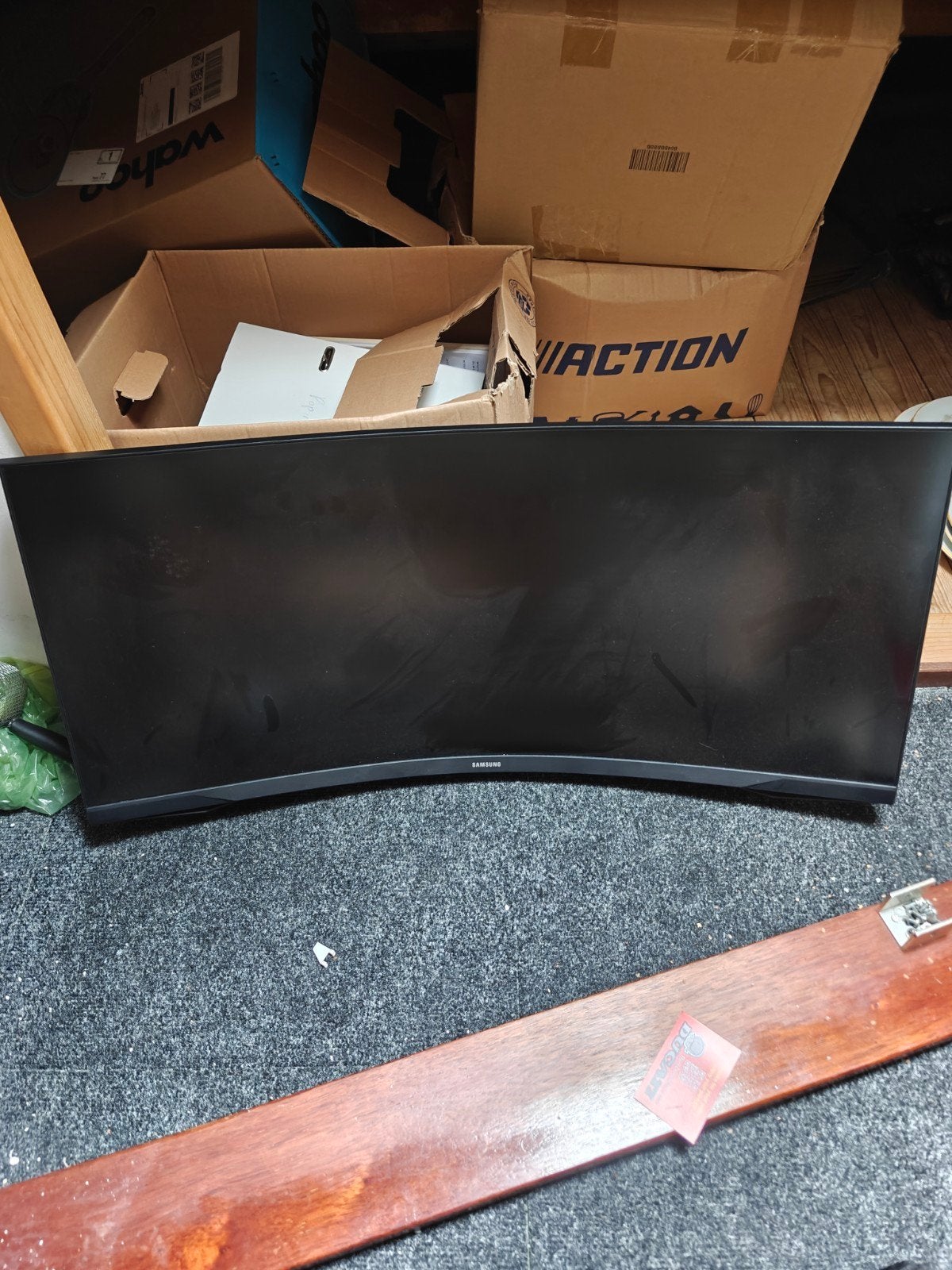 Samsung C34G55TWWP 34 inch Curved Gaming Monitor, Computers en Software, Gaming, Gebruikt, 101 t/m 150 Hz, Curved