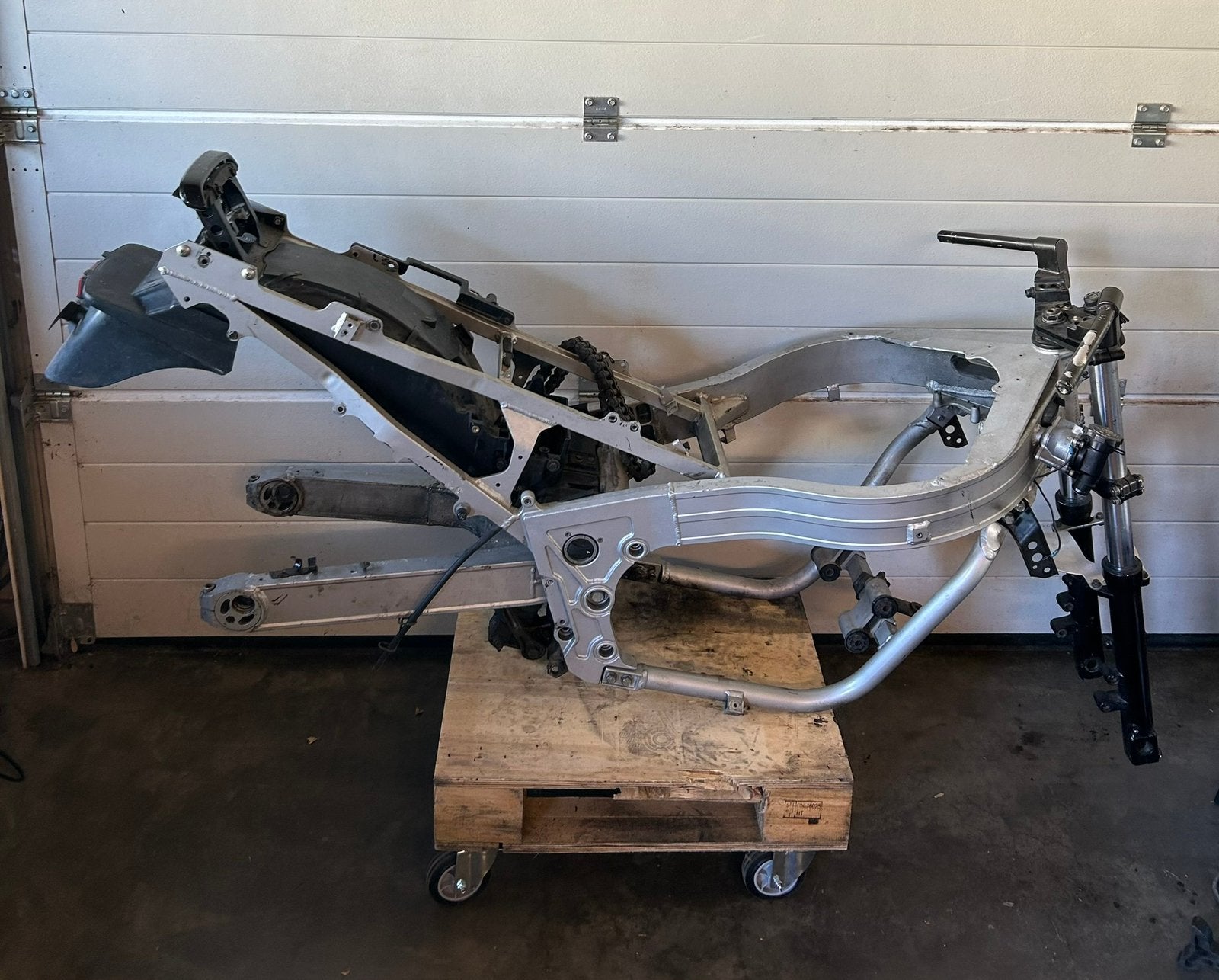 Zx-10 frame met kenteken, Ophalen, Gebruikt