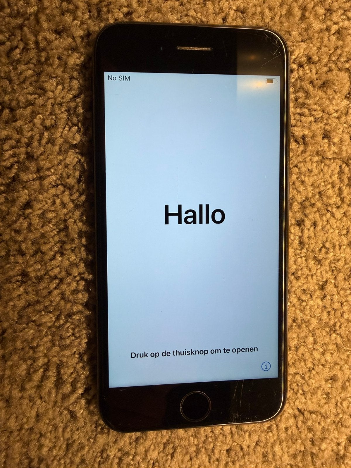 Apple iPhone 7 zwart, Gebruikt, 16 GB, Verzenden, Zwart