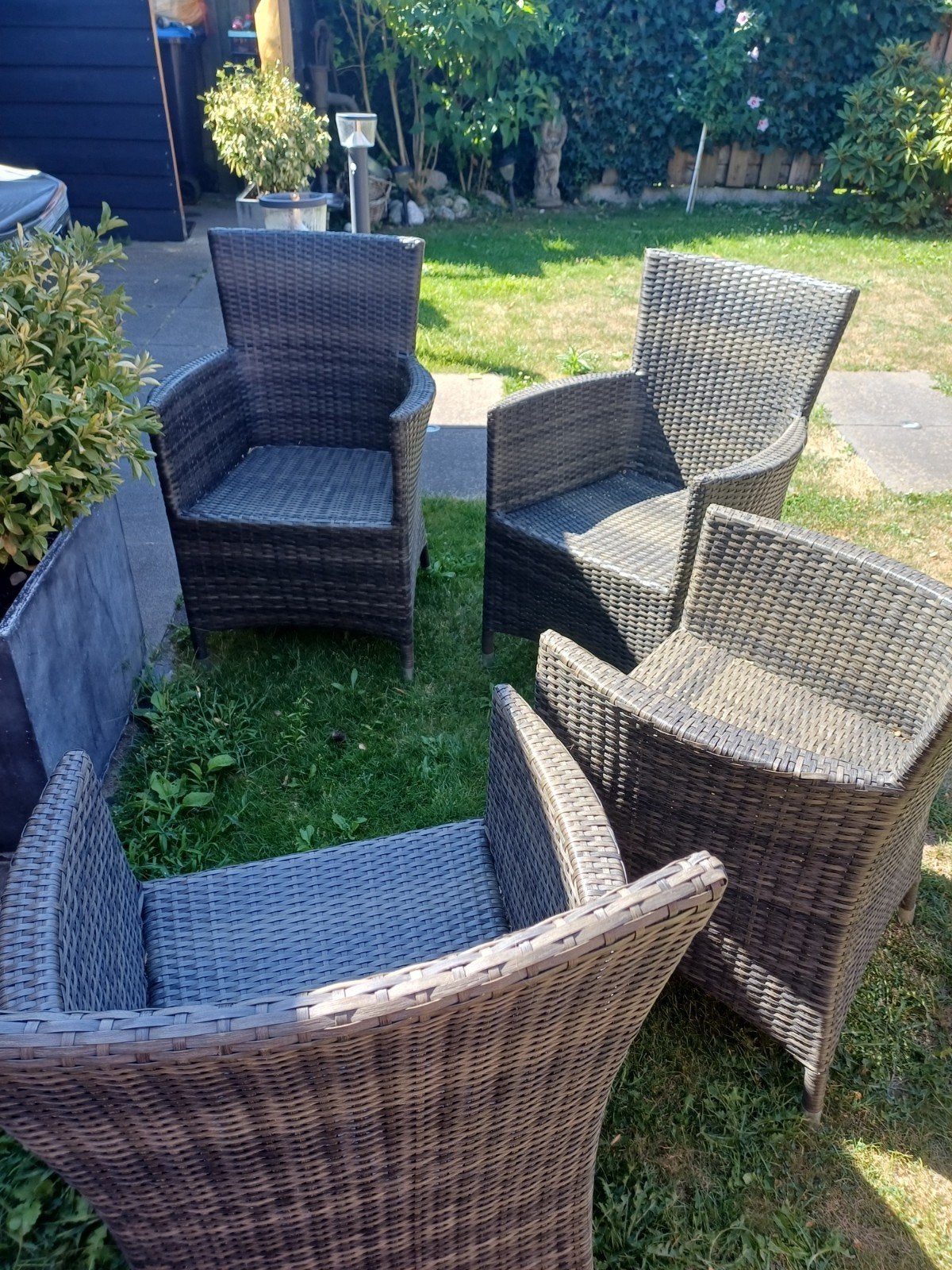 4x tuinstoelen, Tuin en Terras, Tuinsets en Loungesets, Ophalen, Gebruikt, Kunststof