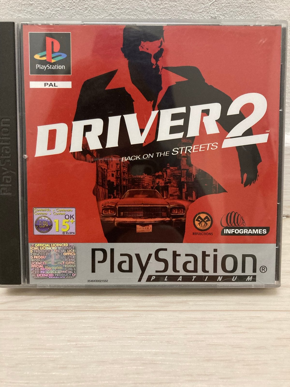 PS1 Game Driver 2 - Back on the Streets Platinum (nette staa, Spelcomputers en Games, Games | Sony PlayStation 1, 1 speler, Racen en Vliegen