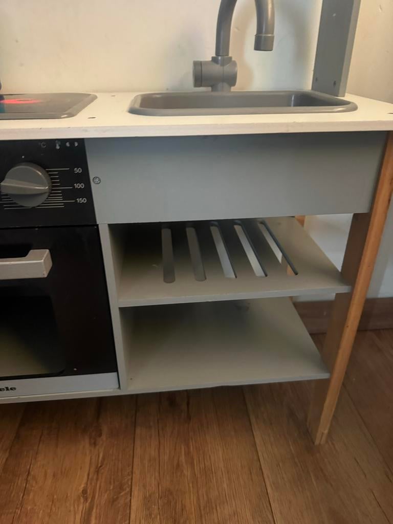 Miele Houten Speelkeuken met Accessoires, Ophalen of Verzenden, Gebruikt, Hout, Speelkeuken