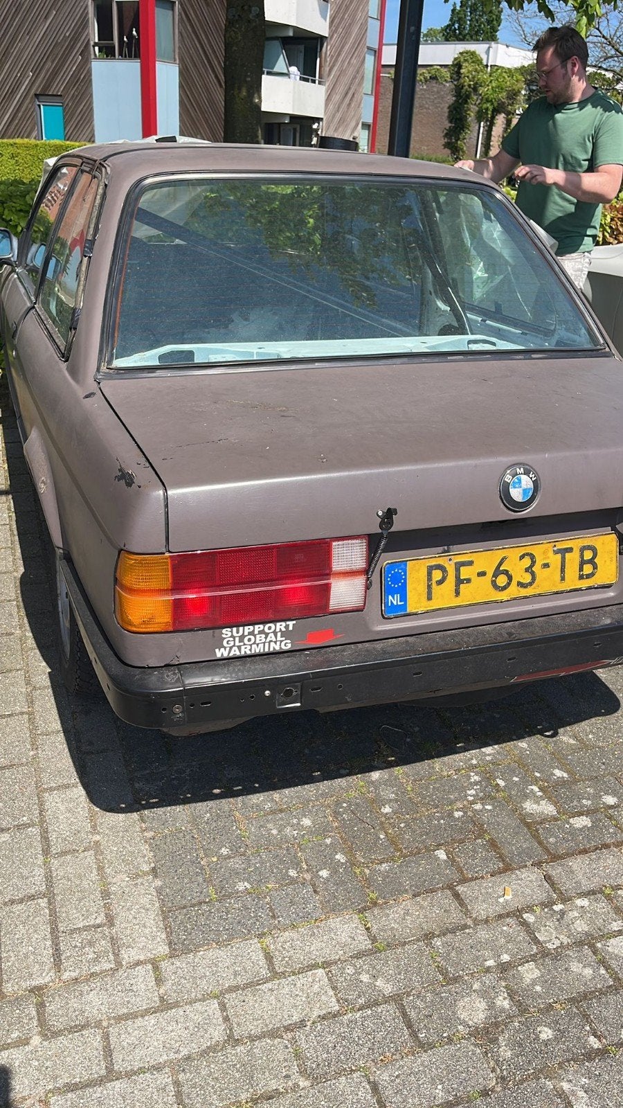 BMW 3-Serie 2.0 I 320 1986 Zwart V8 M60B40 2 deurs Schuifdak, Auto's, Zwart, Origineel Nederlands, Handgeschakeld, 126 pk