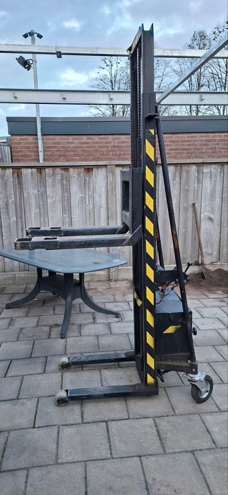 Elektrische stapelaar Hefhoogte 2,5 meter, Ophalen, Gebruikt