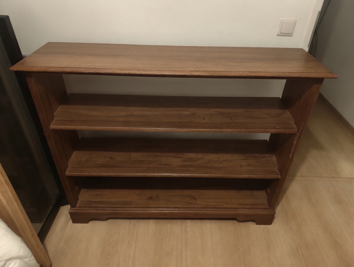 Antiek houten boekenkast, Ophalen, Gebruikt, 100 tot 150 cm, 100 tot 150 cm