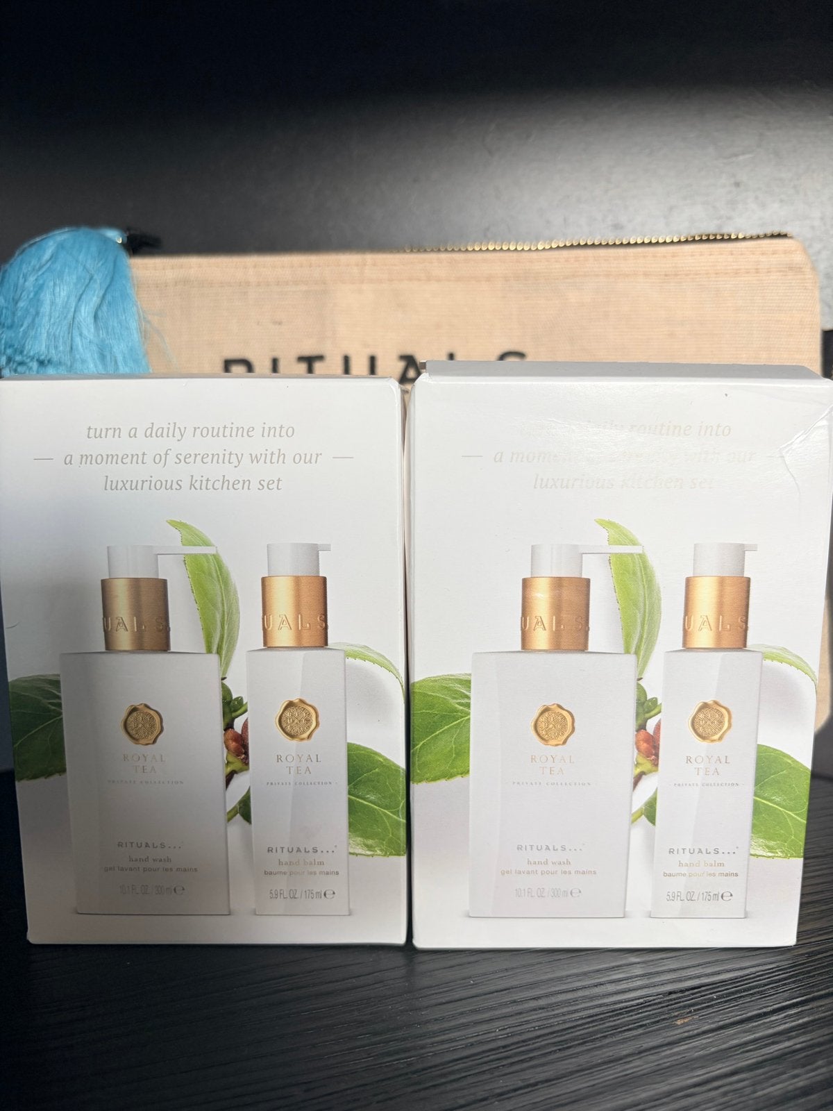 Rituals Royal Tea Keukenset: Handzeep & Handbalsem, Ophalen, Overige typen, Kunststof, Nieuw