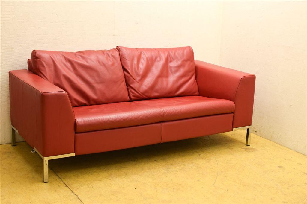 Design Bij Montèl 2 persoons bankstel 45265, Ophalen of Verzenden, Gebruikt, 75 tot 100 cm, Leer