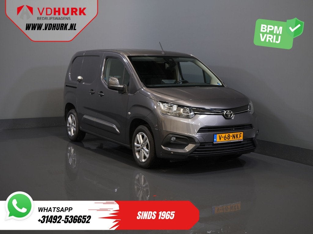 Toyota PROACE CITY 1.2 Turbo 130 pk Aut BENZINE 3Pers/ Stoel, Stof, Gebruikt, 1295 kg, 1199 cc