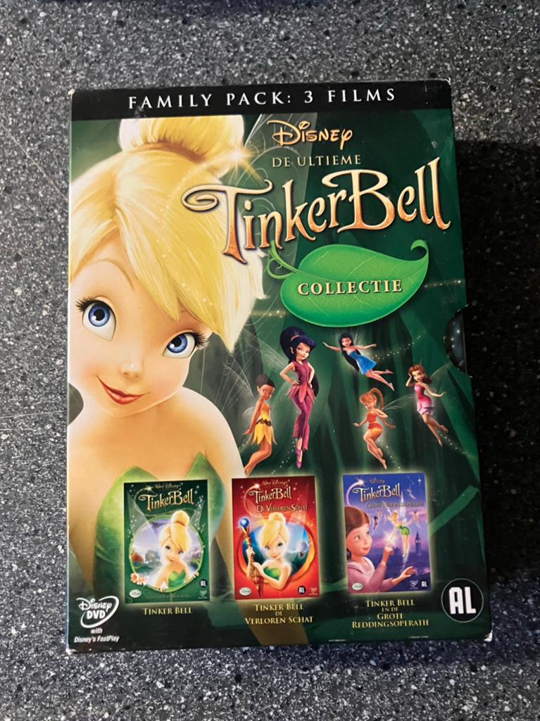TinkerBell Collectie - Disney - Trilogy, Cd's en Dvd's, Tekenfilm, Alle leeftijden, Boxset, Overige soorten