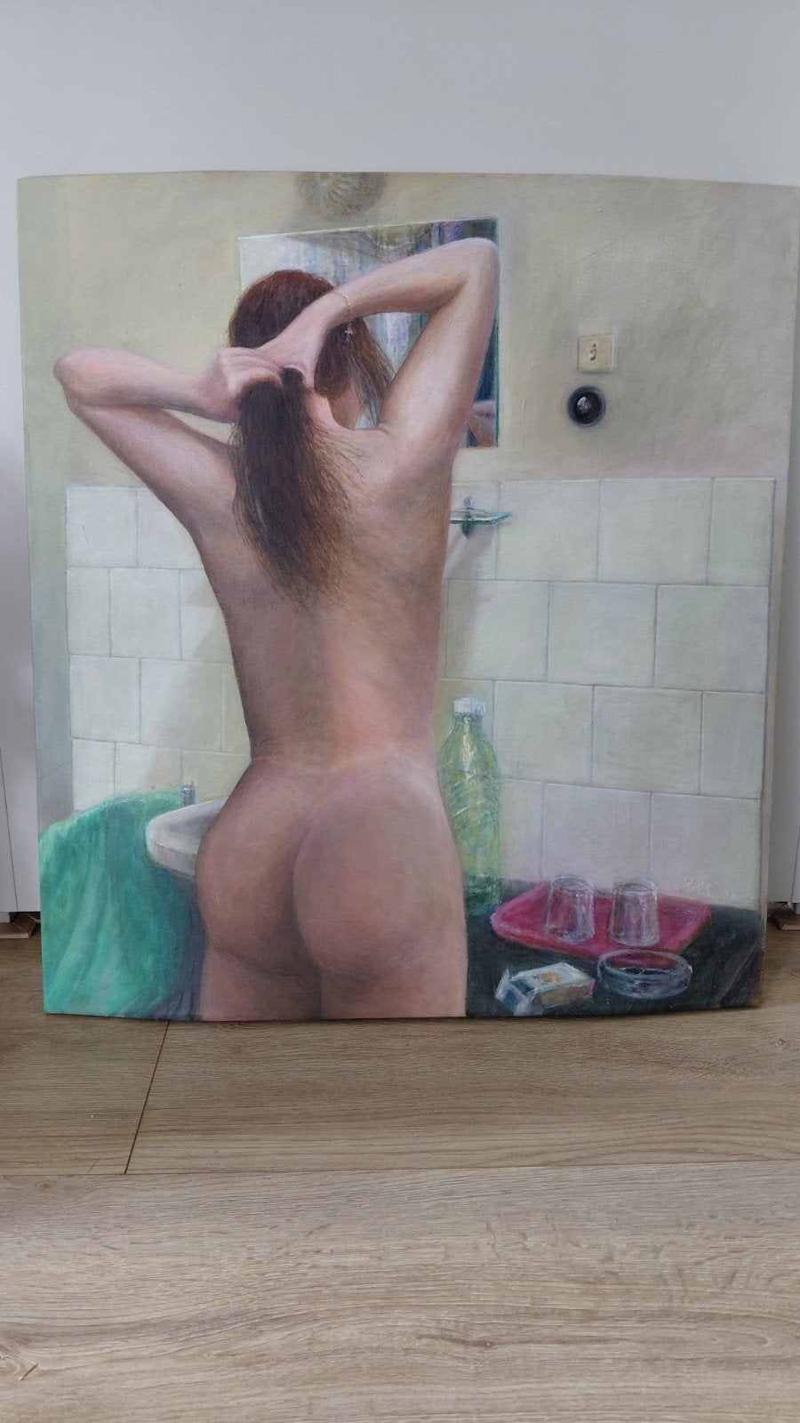 Schilderij AAS 2007, Ophalen